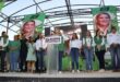 Más de 6 mil verdes reciben en Vallarta a Claudia Delgadillo