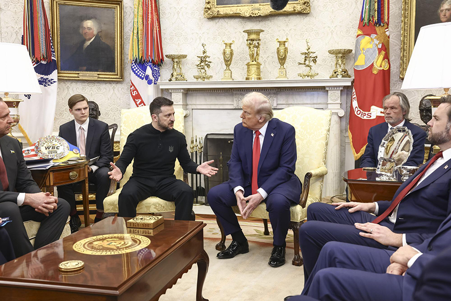 Ríspida reunión entre Trump y Zelenski
