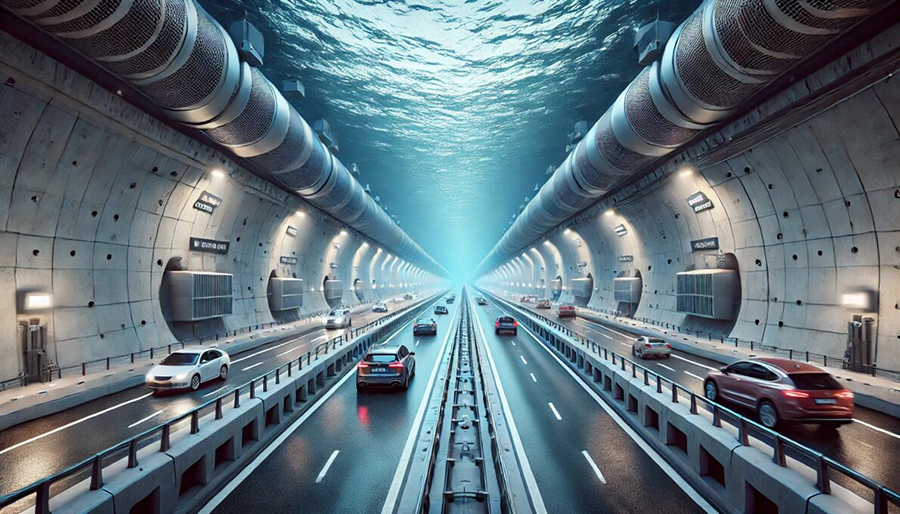 Anuncian túnel submarino en Brasil