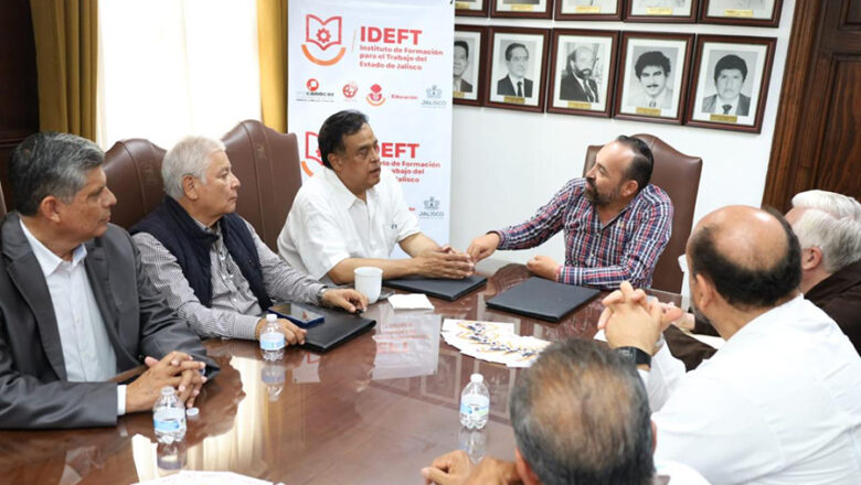 Firman acuerdo IDEFT y gobierno de Tonalá