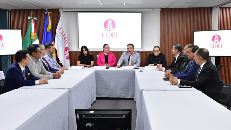 Firma CEDHJ convenio en ámbito de seguridad
