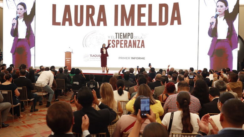 Rinde Laura Imelda primer informe de gobierno