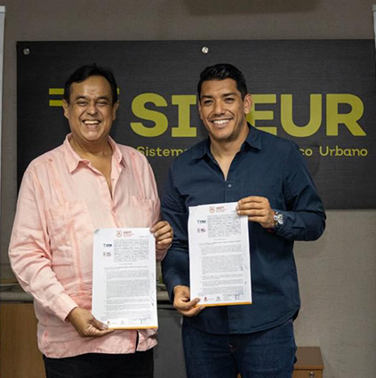 Firman convenio IDEFT y Siteur para mejorar servicio a usuarios