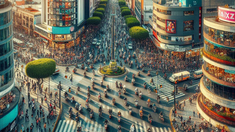 “Moto invasión” en la ciudad