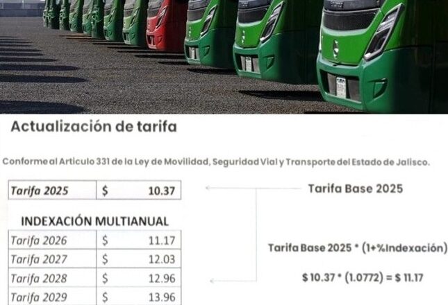 “Tarifazo” de 14 pesos, obra en tres actos