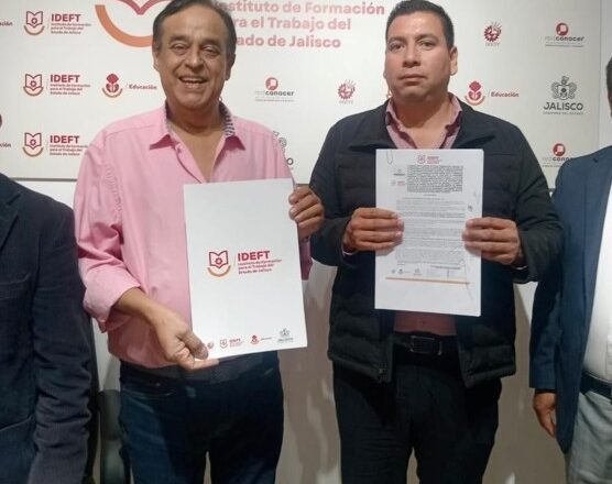 Firman convenio regional IDEFT y municipio de Momax