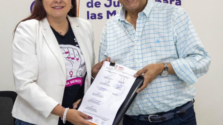 Firman convenio IDEFT y Red de Centros de Justicia para las Mujeres