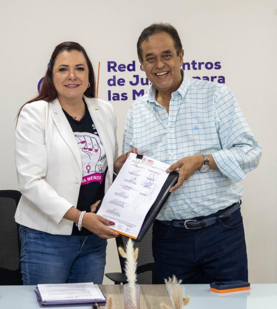 Firman convenio IDEFT y Red de Centros de Justicia para las Mujeres