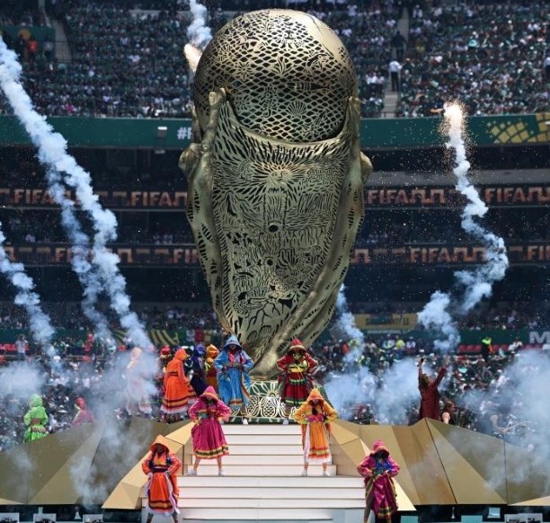 Colorida inauguración del mundial