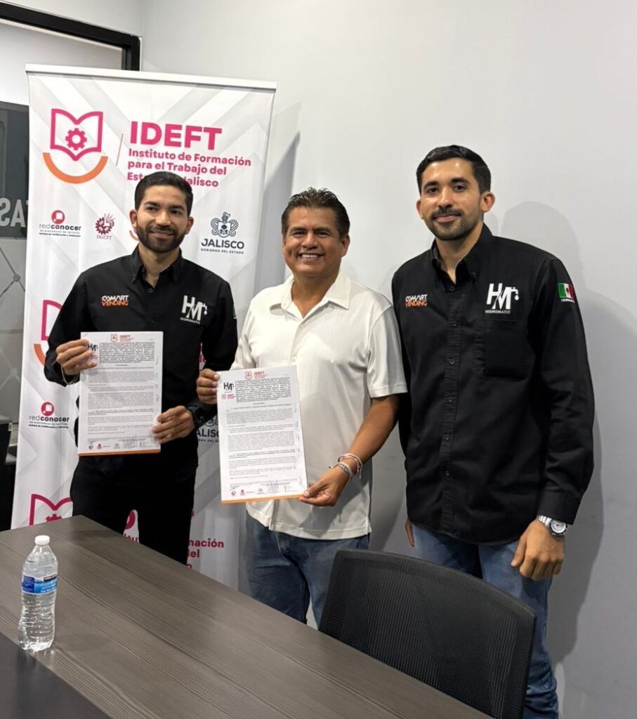 Firma IDEFT convenio con Hidromatic Himea Control y Equipos