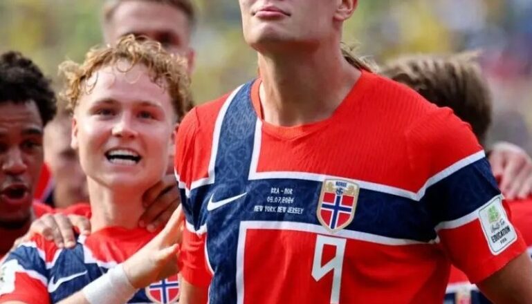 Haaland y Noruega eliminan a Brasil