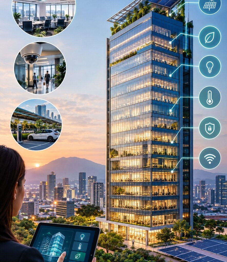 Edificios inteligentes con vida propia