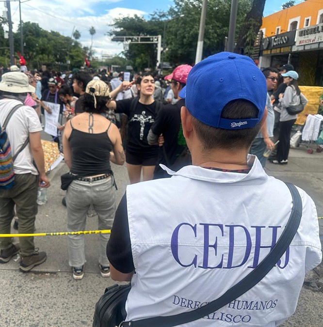 Acompañó la CEDHJ segunda marcha por agua limpia