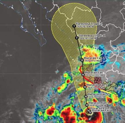 Alerta en Jalisco por la llegada del huracán Simón