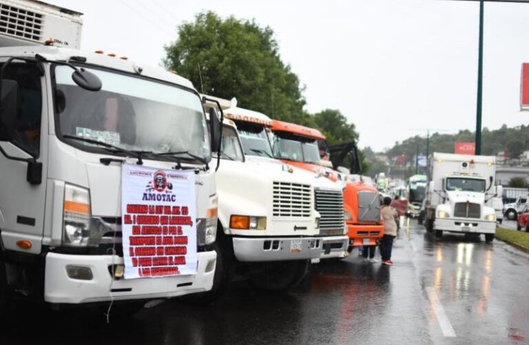 Transportistas anuncian paro nacional a partir del lunes