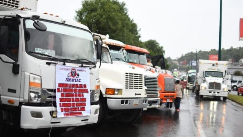 Transportistas anuncian paro nacional a partir del lunes